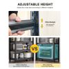 Storage Shelves 5 Tier Heavy Duty Metal Shelving Unit Adjustable Shelving Units and Storage Rack Kitchen Garage Shelf H78 * W47.2 * D18